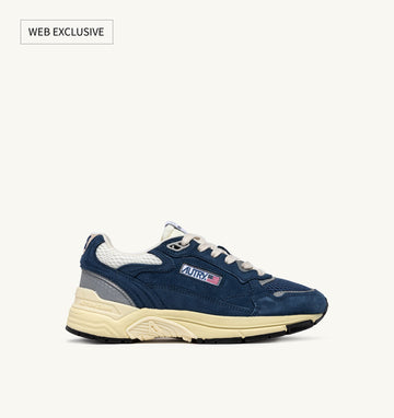 Hyperway en mesh et suède Ensign/Argent