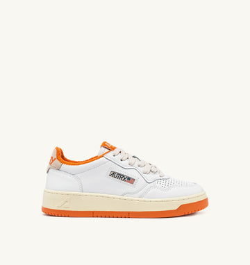 Medalist Low en cuir Blanc/Ambergow