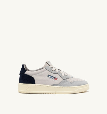 Medalist Low en suède Loft Gray/Space Blue